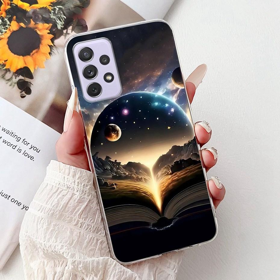 Modische Malerei Hülle Für Samsung Galaxy A72 A52 A52s 5G Weiche Silikon TPU Handyhüllen Für Samsung A72 A52 A52s Hüllen Stoßfänger