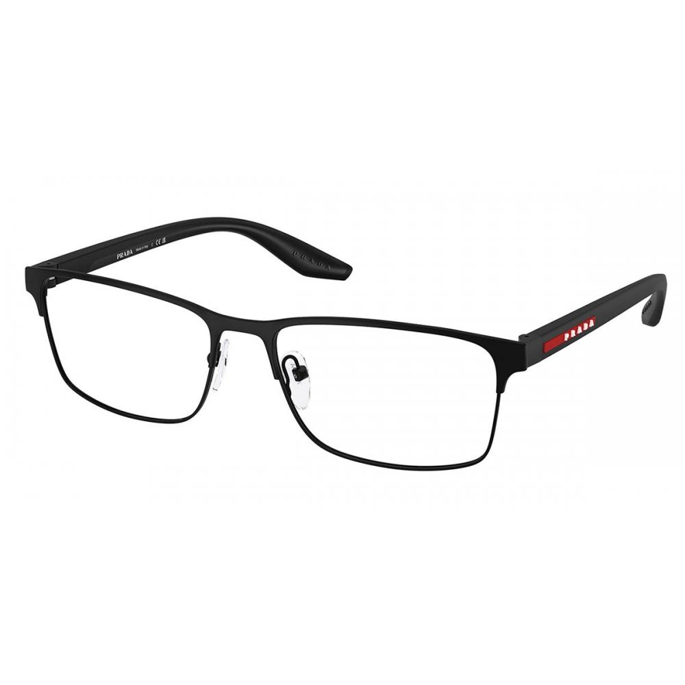 

Prada Linea Rossa Ps 50pv 1bo1o1 Men Eyeglasses Matte Black/55-17-145