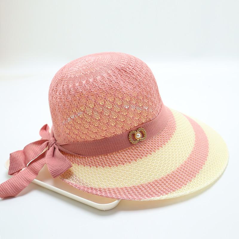 Women's Straw Hat with Large Brim, Summer Shading, Sweet and Versatile Cool Hat, Seaside Beach Hat, Sunscreen Hat, Women's Model