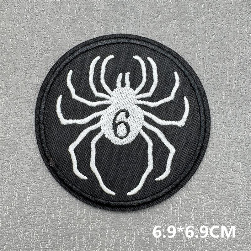 Cartoon Patch Diy Embroidery Patches For Clothing Stripes Badge Letterdice Patches For Jacket Iron On Patch On Clothes