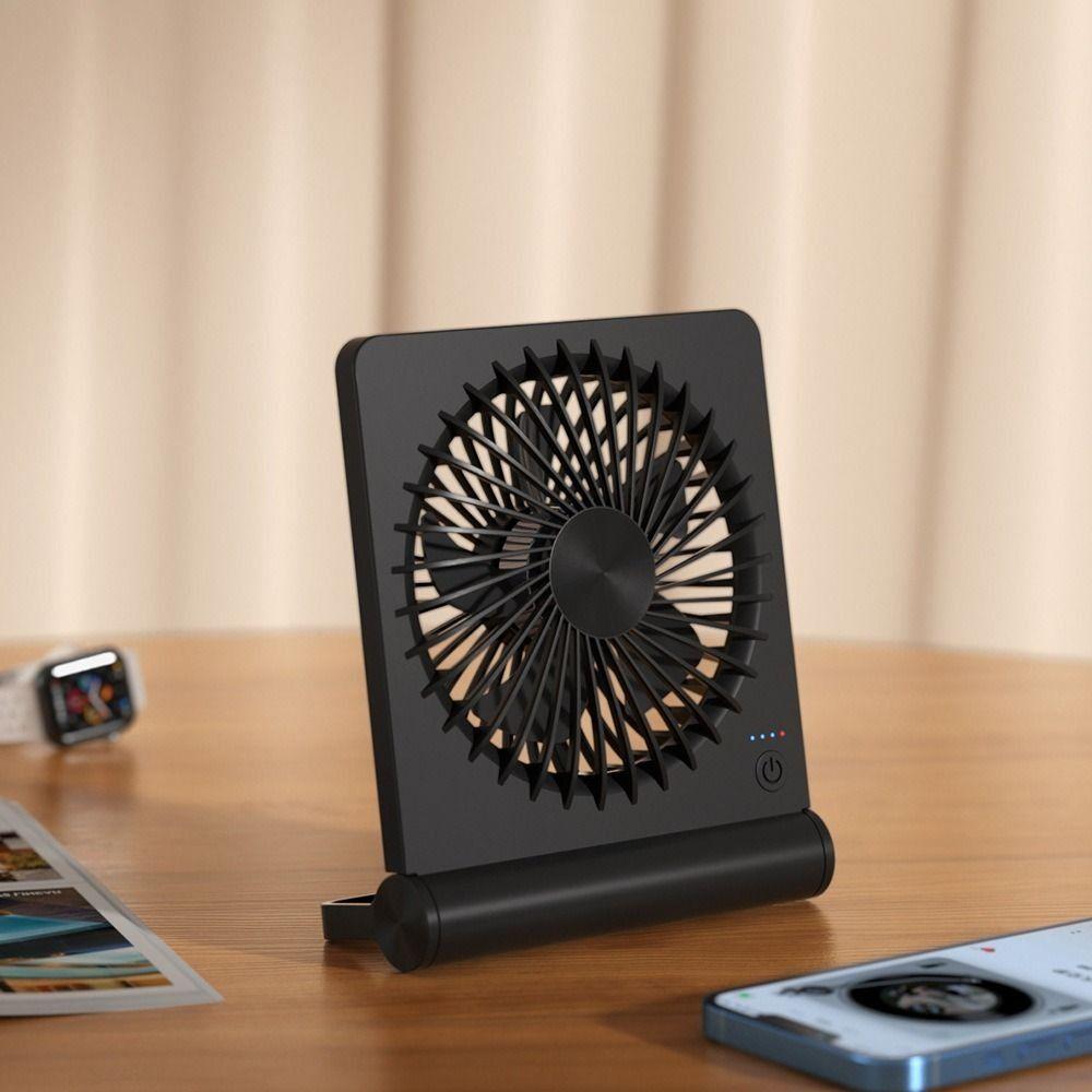 Portable Desk Fan Folding Ultra-thin Mini Fan Simple Small USB Fan Office