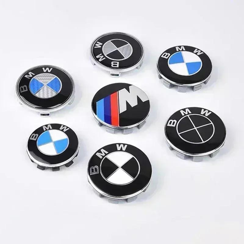 4pcs 56/68mm Car Wheel Center Hub Cap Stickers Styling For BMW M Performance E36 E46 E60 E90 E91 E92 E93 F30 F20 M3 Accessories