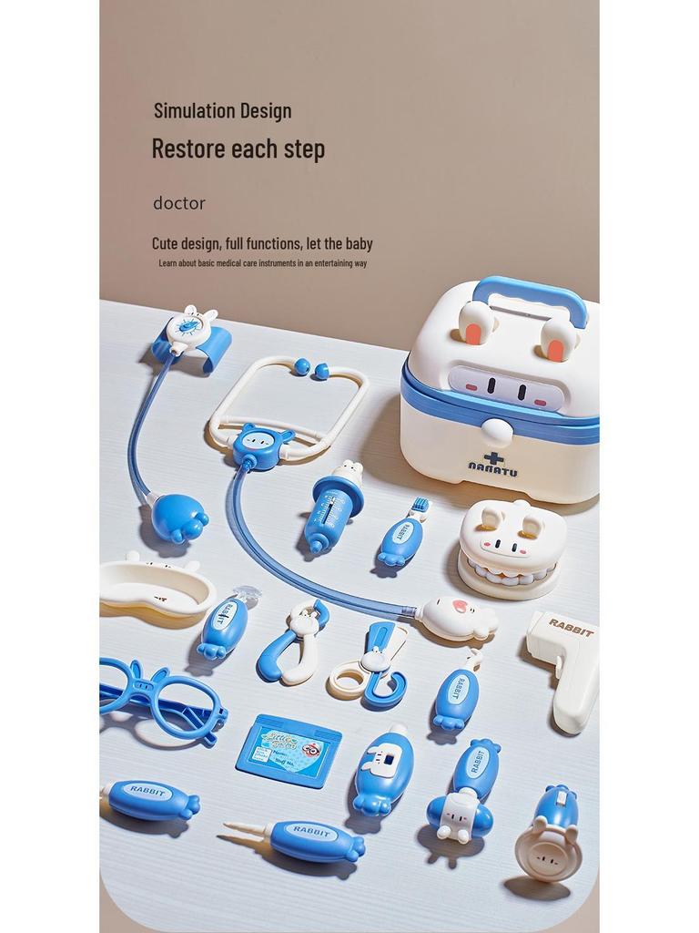 Nana Rabbit Doctor Play Set: Educational Toy Suitcase for Kids