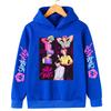 Korean Saja Boys' K-pop Devil Hunter Printed Hooded Sweatshirt, A Fashionable Casual Top for Both Boys and Girls in Autumn