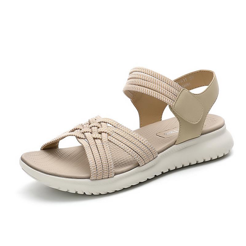 

Fashion Women s Sandals 2025 Summer Fashionable New Sport Style Sandals Lightweight Comfortable and Casual Large Size Sandals Platform 35 абрикосовий