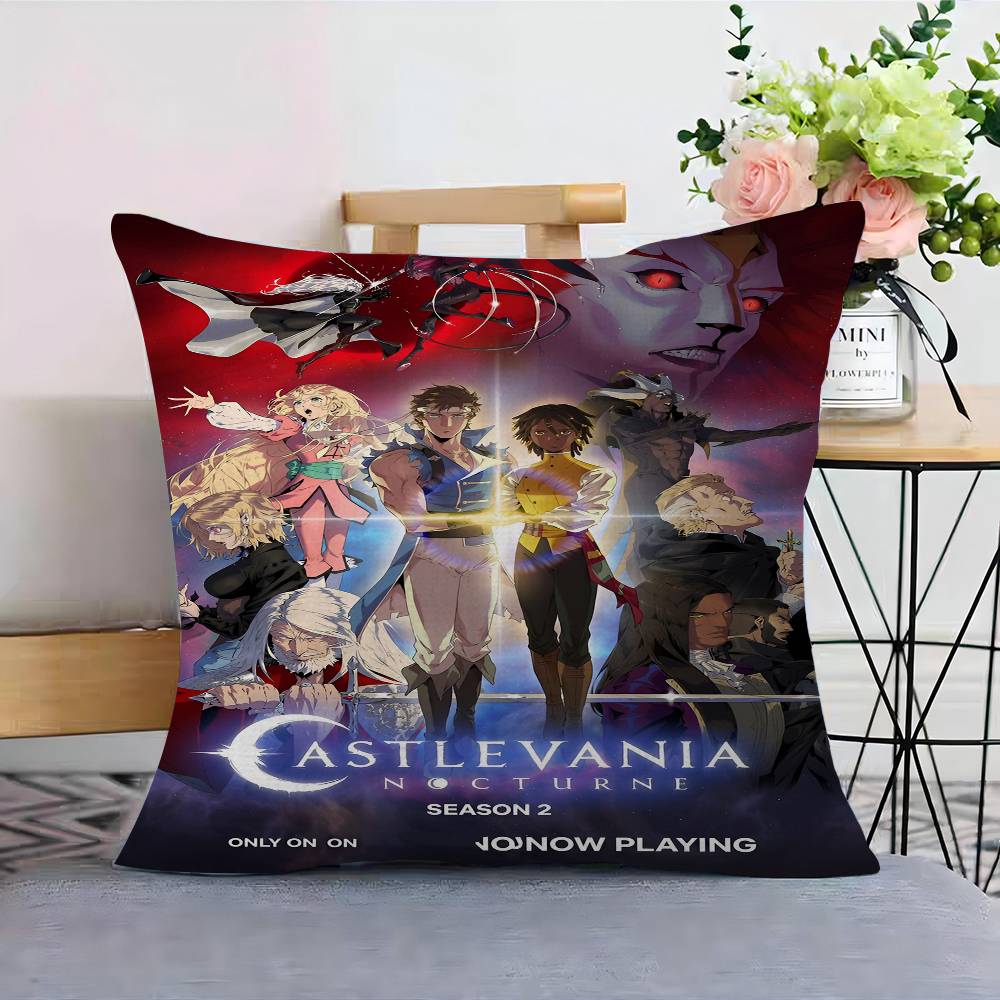 Anime Game C-Castlevania Maple Design Cushion Cover Happy Autumn Harvest decor Holiday Decorati Pillow Cover