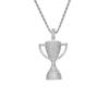 European & American Hip Hop Victory Trophy Pendant with Copper & Zircon