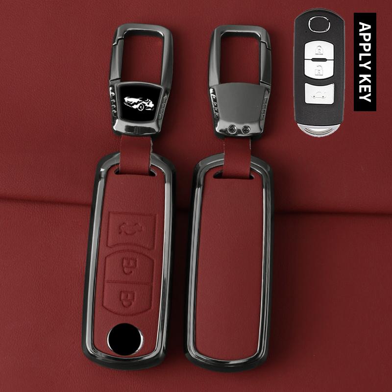 Interior Mouldings Car Zinc Alloy Key Cover Case Shell For Mazda 2 3 5 6 BL BM GJ Atenza Axela Demio CX-3 CX3 CX-5 CX5 CX7 CX-7