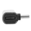 2Pcs 2 in 1 TypeC to 3.5mm Assist   Cable Wire   Headset Distributor Adapter(silver )