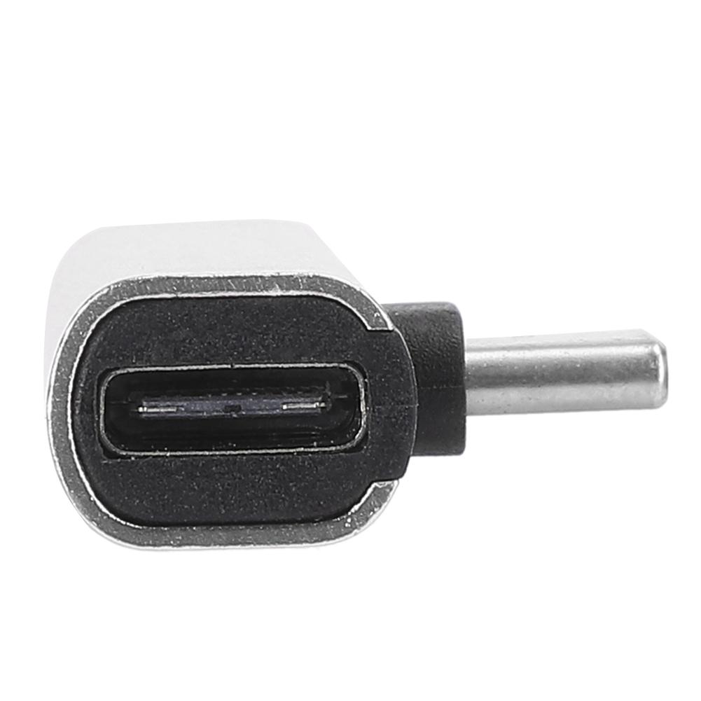 2Pcs 2 in 1 TypeC to 3.5mm Assist Cable Wire Headset Distributor Adapter(silver )