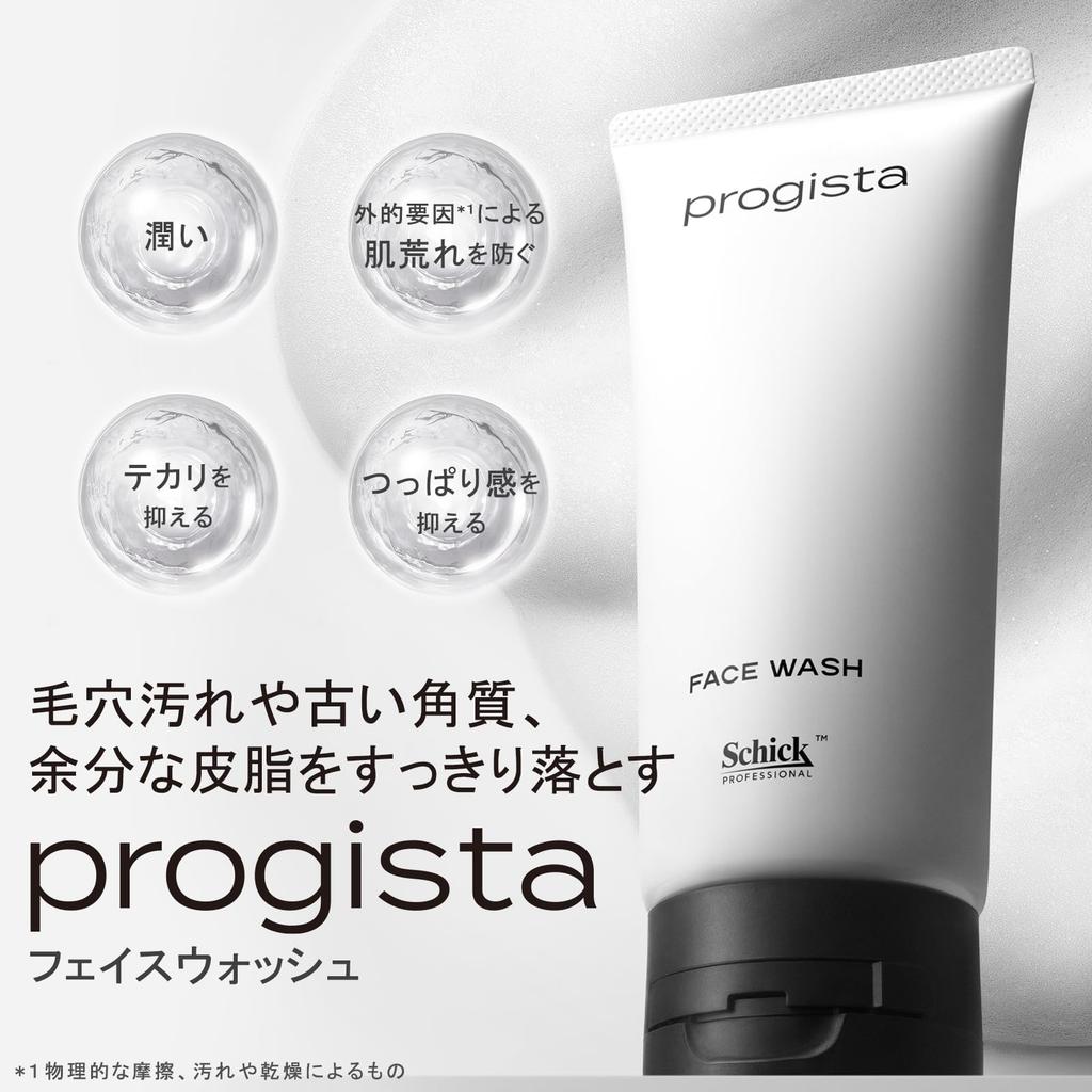 Schick Progista Face Wash 120g Face Wash Foam Men's