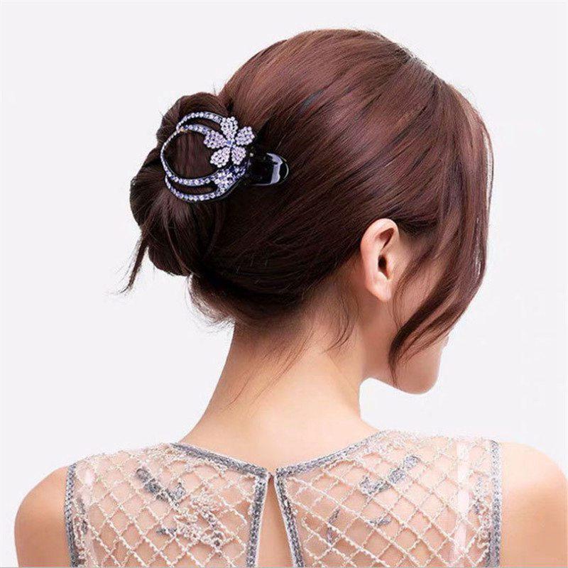 Strass Haar Krokodilklemmen Haar Kristall Haarnadel Frauen Hübsche Haarspangen Elegante Exquisite Dekoration Klaue Klemme
