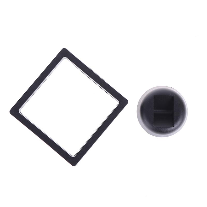 9*9*2Cm Black Pe Film Hanging Jewelry Display Suspension Box Ring Elastic Film