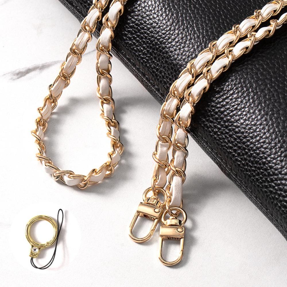 Zink-Zink-Legierung Metall Lederkette PU Leder Telefon Hängeseil Handy Lanyard für Telefon Hängen