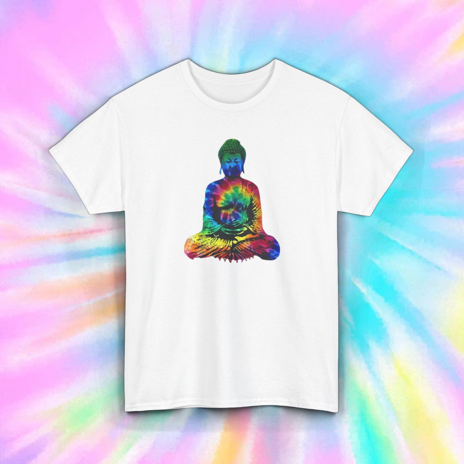 Tie-Dye Buddha Meditation Peace Yoga Zen Spiritual Graphic Gift T-Shirt S-5XL XXXXL