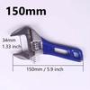 Adjustable Mini Wrench Lightweight Large Opening Short Handle Multifunctional for Plumbing and Bathroom Use