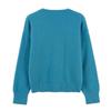 HerPool Women's Relaxed V-Neck Knit Pullover