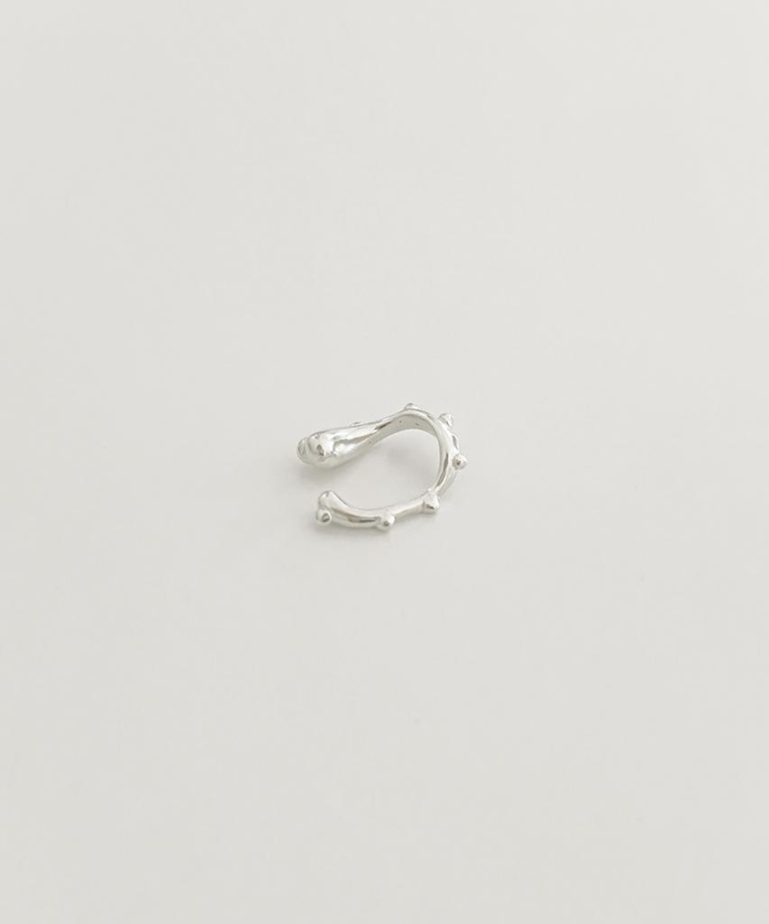 Still Instant Rose With Dew - Earcuff 02