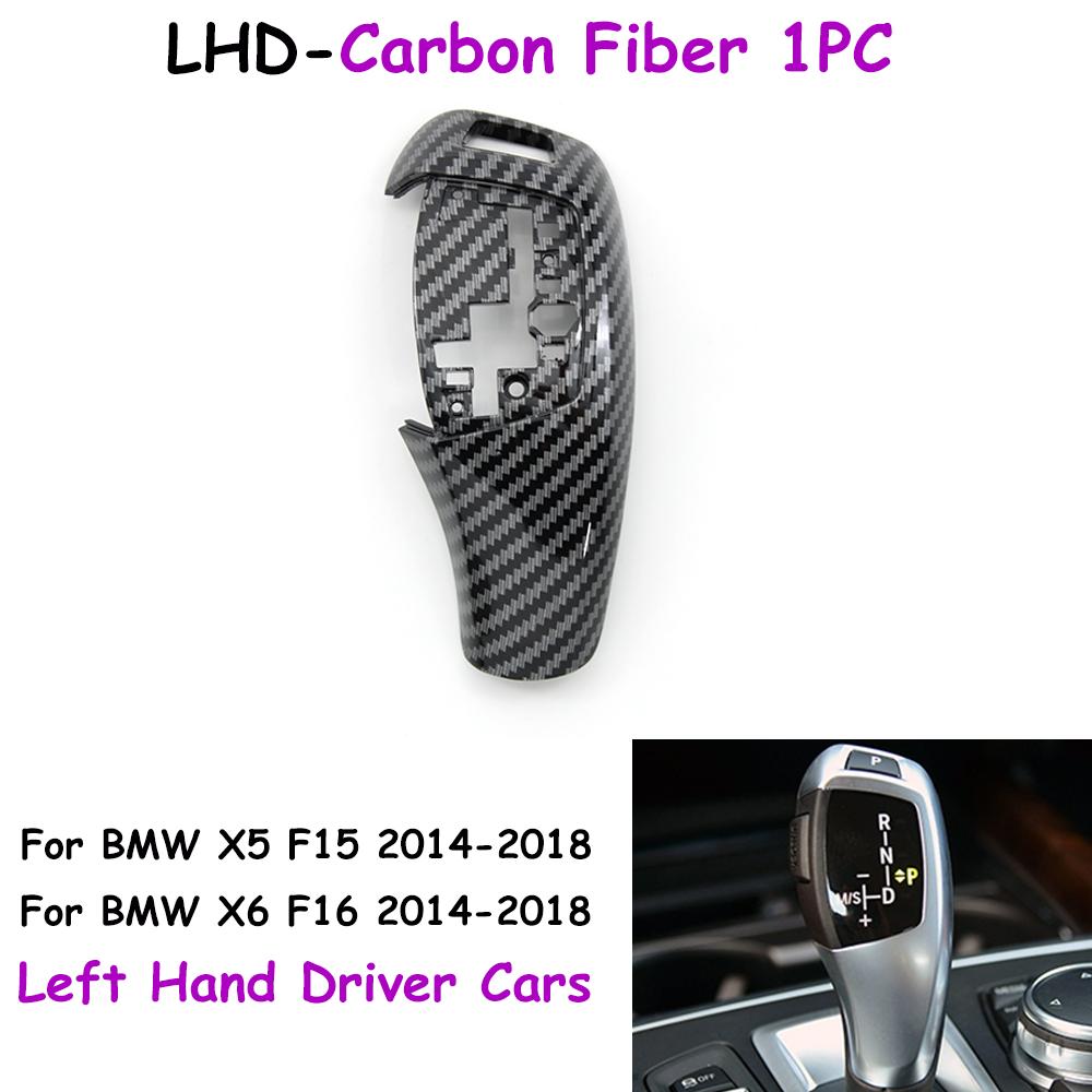 F15 F16 LHD RHD Car Gear Shifter Knob Shift Lever Cover Replacement For BMW X5 X6 Series 2014-2018 61319346825 61319346826