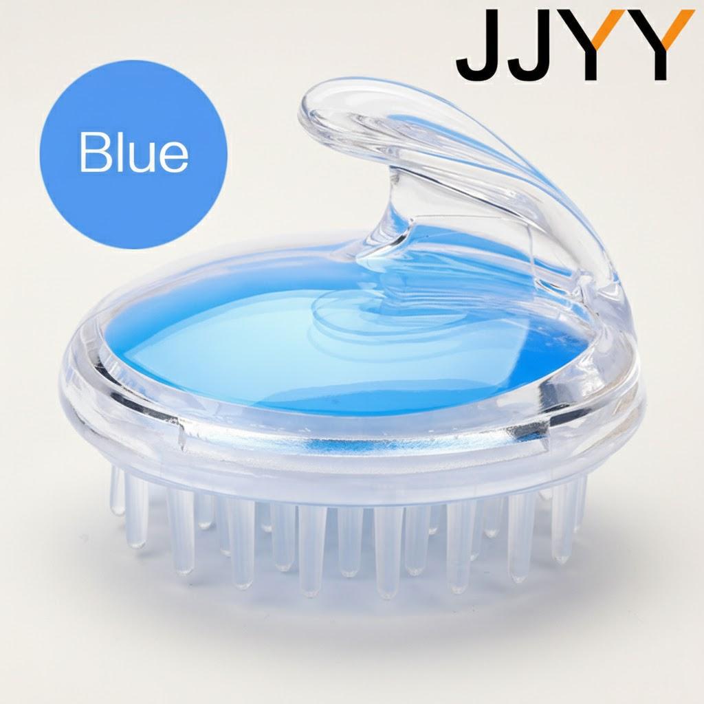 

Silicone Scalp Massager Shampoo Brush for Hair Growth Handheld Shower Bath Hair Care Massage Tool Hair Comb синий