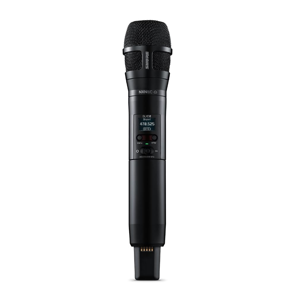 Shure Nexadyne Wireless Handheld Dynamic Microphone with Microphone Capsule B Maximum 10 Channels Simultaneous Noise High Easy Live Content 2 Alkaline