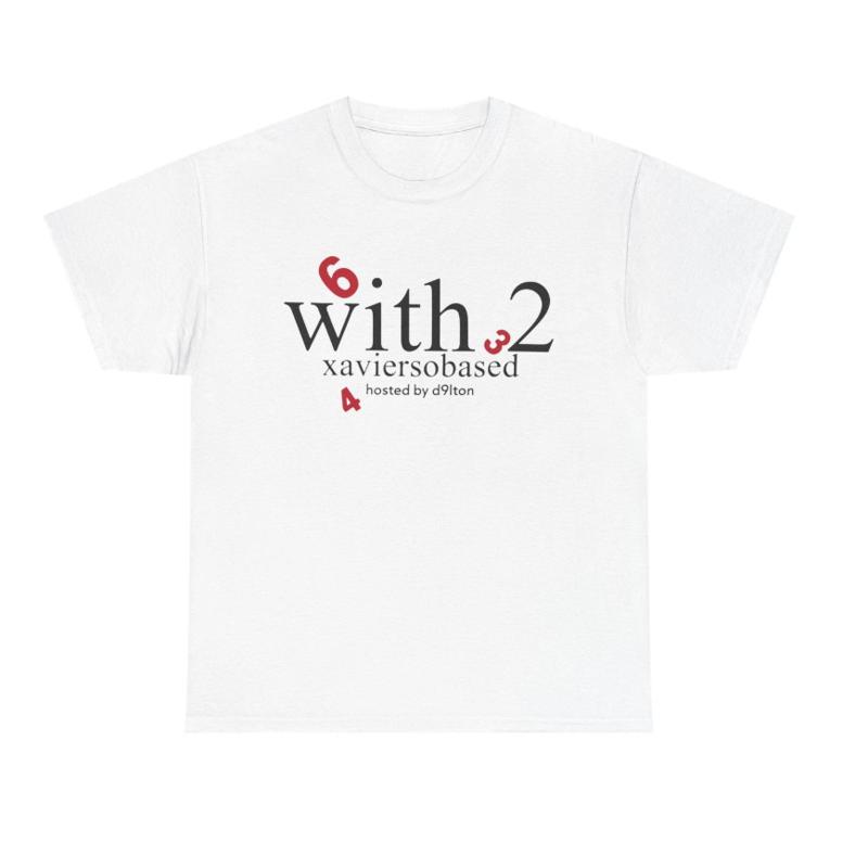 ZheXiong TEE 2026 Xaviersobased 2 Invert Tees Tour Album 100% katoen T-shirt Muziek Merch Maten S Tot 4XL Streetwear Unisex Grafisch T-shirt M