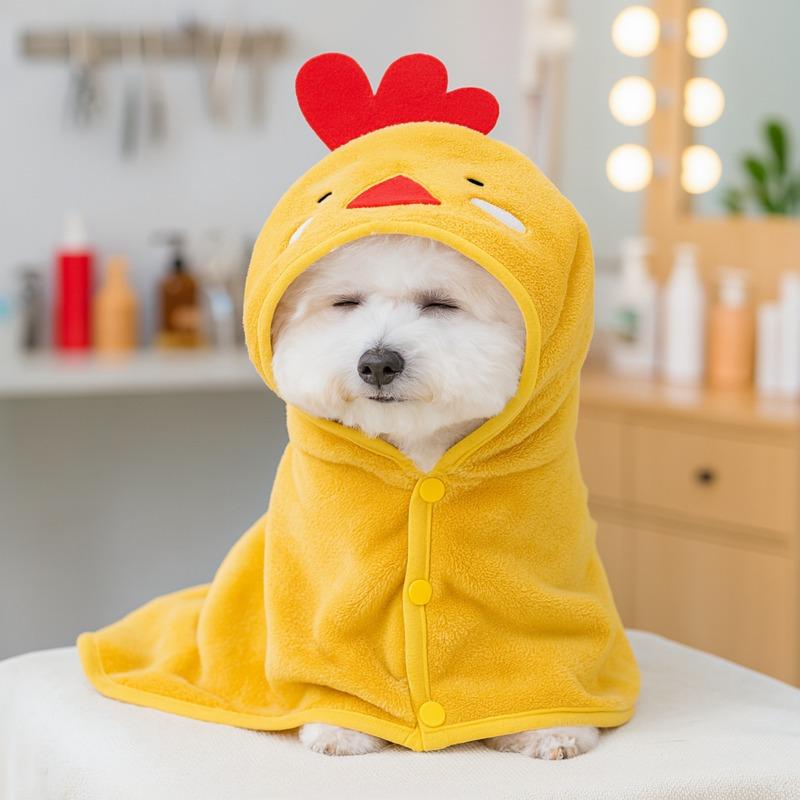 Teddy clothes than bear pet bathrobe cat dog bath towel clothes pet cute halloween christmas clothes