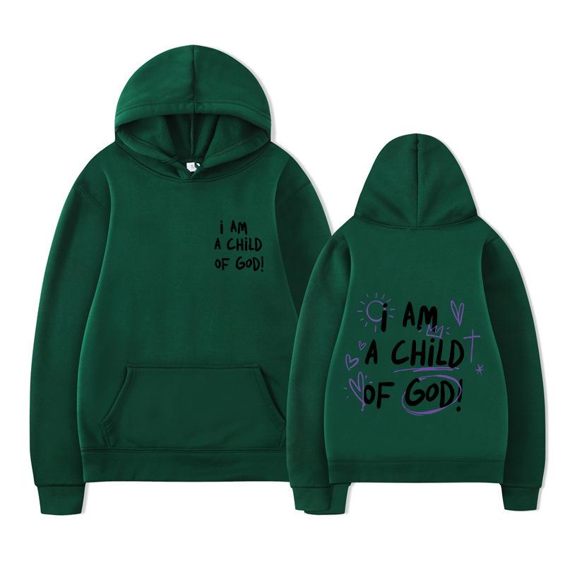Alphabet Cartoon Print Kangaroo Pocket Print Unisex Streetwear Hip Hop Style Autumn Winter Fashion Hip Hop Tops Clothes