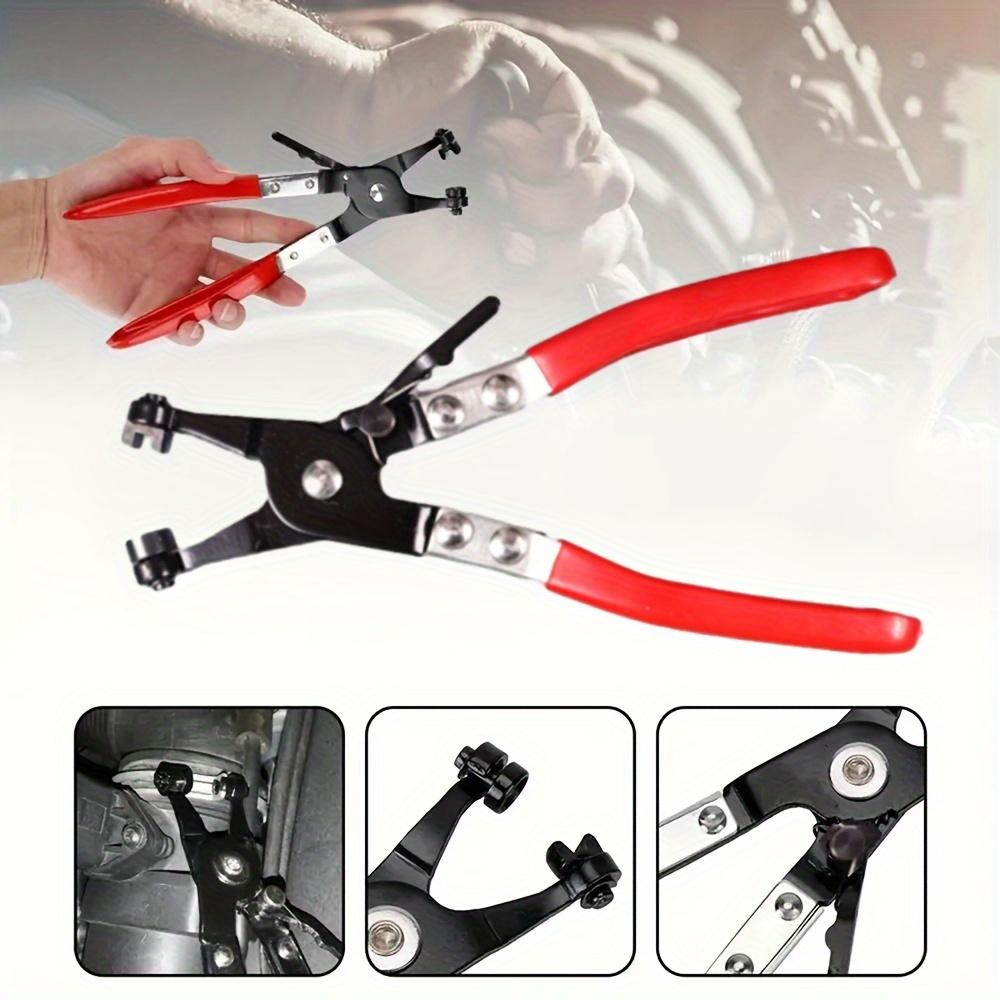 1pc 45° Professional Car Water Pipe Hose Clip Pliers - Easy Remove & Install Ring-Type Flat-Band Clamps