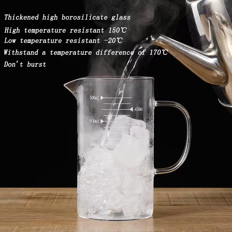 Graduated Glass Measuring Cup with Handle