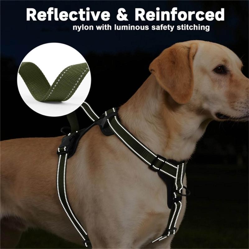 Reflective Dog Harness Vest Chest Strap For Outdoor Activity Walking Gear For Comfort And Security Running Hiking Dog Gear