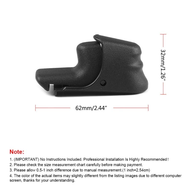 Manual Sliding Rear Window Glass Lock Plastic Locking for F350 Enhances Vehicle Security with Easy Operation ABS