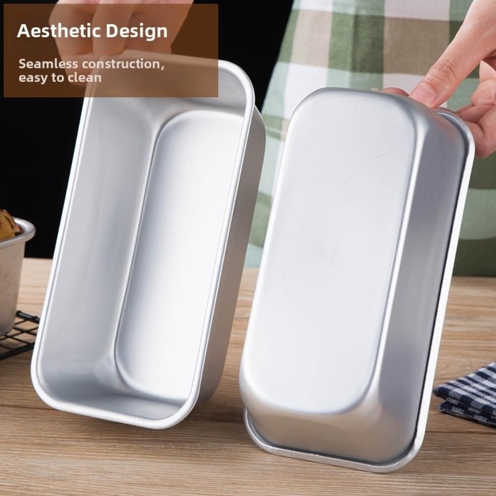 Rectangular Baking Mold Easy Release Non Stick Loaf Pan Mold Baking Tools Aluminum Alloy Bread Pan Toast Mold Oven Safe