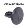 1pcs Car Door Key Slot Covers Driver Side Door Handle Lock Key Slot Covers Fit For Smart  For Fortwo 451 07-15 Accessories