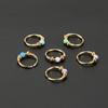 Opal Accessories Lip Nail Stainless Steel Hoop Earrings Nose Rings Lip Rings Body Piercing Jewelry