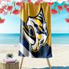 Nashville Predators Print Strandtuch, Großes Weiches Schnelltrocknendes Handtuch für Strand Camping Schwimmen