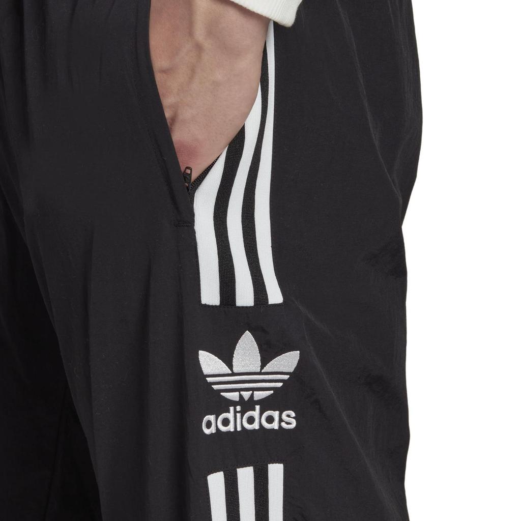 Adidas Originals Trefoil Brand Logo Striped Print Jogger Pants Men Bottoms Black IA6355