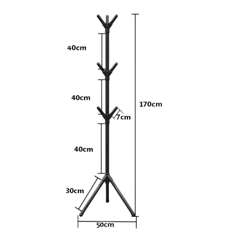 

Tree Branch Coat Rack – Mobile Freestanding Hanger Stand for Clothes & Hats, Hallway & Living Room