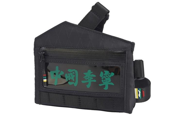 Li Ning Athleisure Polyamide One Shoulder Crossbody Bag, Sling Bag Regular Unisex Black ABDQ066-2
