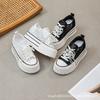 Summer Pearl Lace-up Mesh Shoes 2025 New Women's Casual Versatile Thick-soled Inner Height-increasing Mesh Shoes Tide