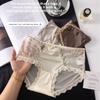Culotte d'été pour femme, nouveau style, motif léopard pur à léger luxe, avec insertions en satin et dentelle