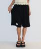 RONRON Heart Point Bermuda Training Half Pants Black