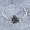 Sunstone In Lolite Gemstone Handmade 925 Sterling Silver Bracelet 7-8" M-2735