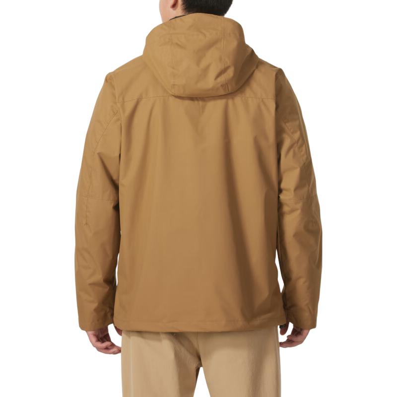 Columbia Brazen Interchange Comfortable Three-In-One Detachable Liner Outdoor Jacket Men jackets Brown WE4714-257