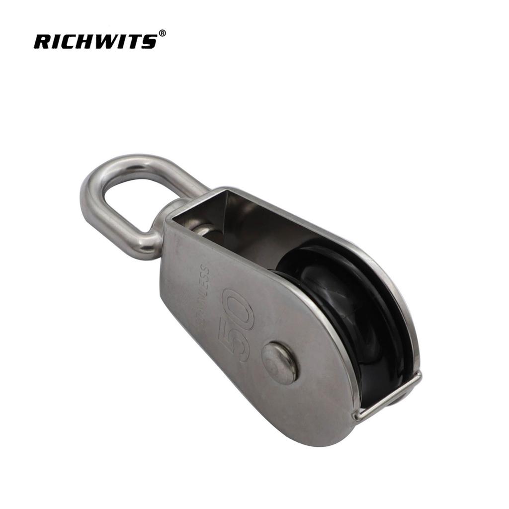 Fish Net Pulley Nylon Pulley Pear-shaped Single Pulley Ship Lifting Pulley Cable Pulley Stainless Steel Pulley