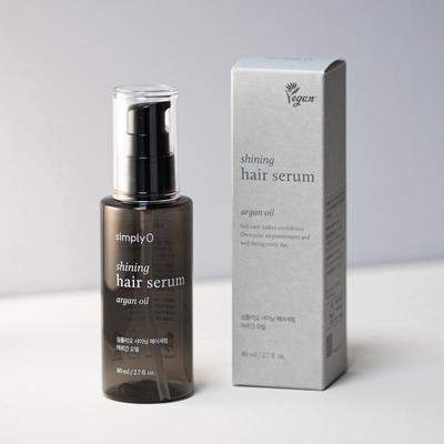 Sérum Capilar Brilhante de Óleo de Argan Não Pegajoso 80ml