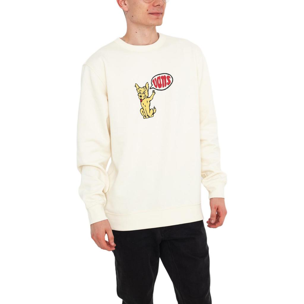 Men's Vans Sweatshirts Unisex Ecru Crew Neck Moderate Regular
