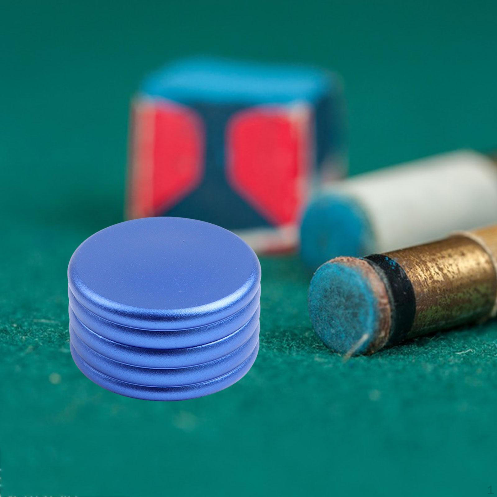 

Aluminum Alloy Case for Pool Cue Tips Billiards Accessory Single Hole Design синій