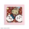 Chiikawa Sparkly Towel Chenille Comes In a Cute 25 X 25 Cm Handkerchief, Pink, Weave, Package, 41-5090250, Approx.