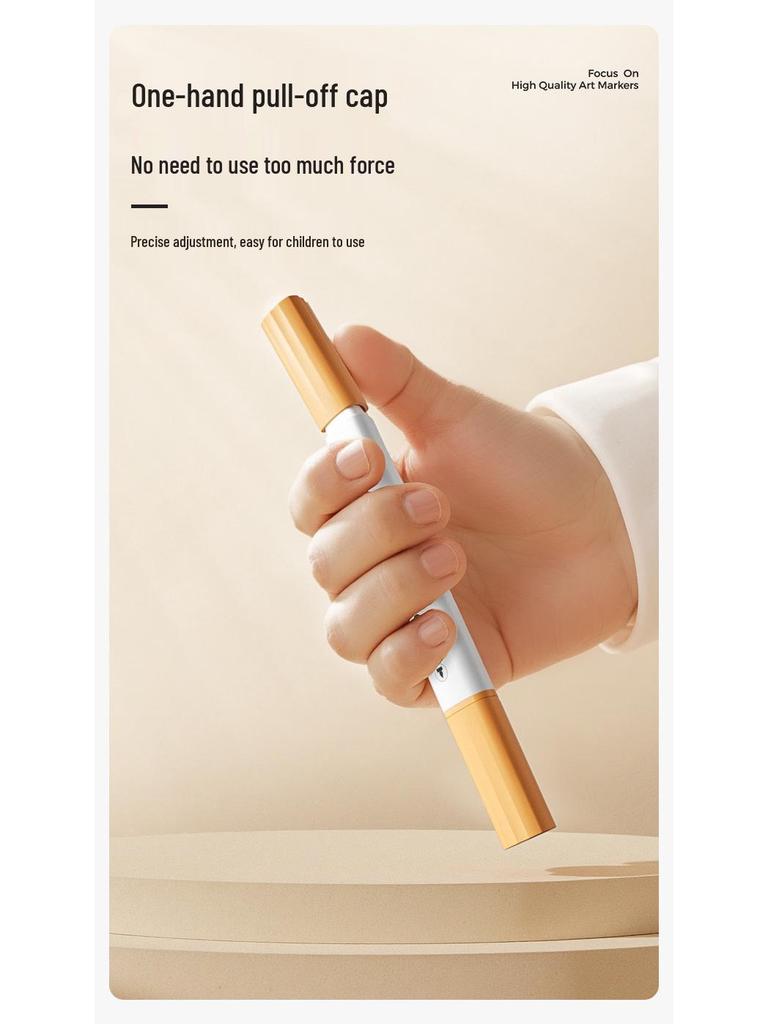 ENMY White Box Waschbares Acrylmarker Set für Studenten - Dual Tip Kunststifte